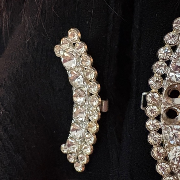 Black & Brown Vintage Cardigan Pam Stewart Real Fur & Wool - Picture 8 of 8